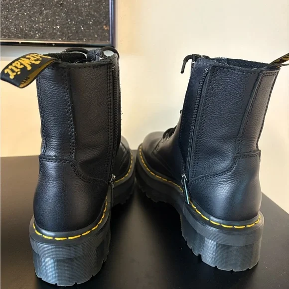 Dr. Martens Jadon III Black Pisa leather - Picture 2 of 6